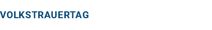 Volkstrauertag